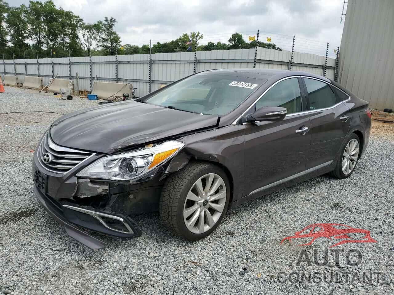 HYUNDAI AZERA 2015 - KMHFH4JG0FA465916