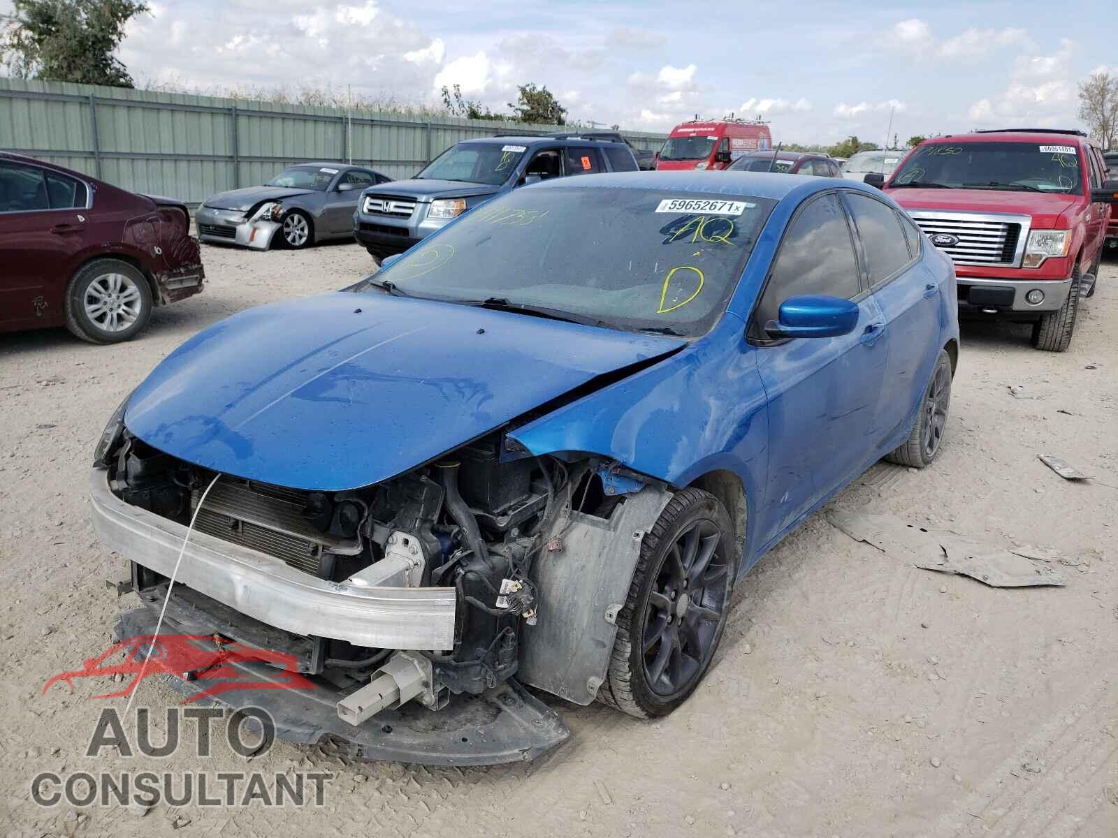 DODGE DART 2016 - 1C3CDFAA4GD591758