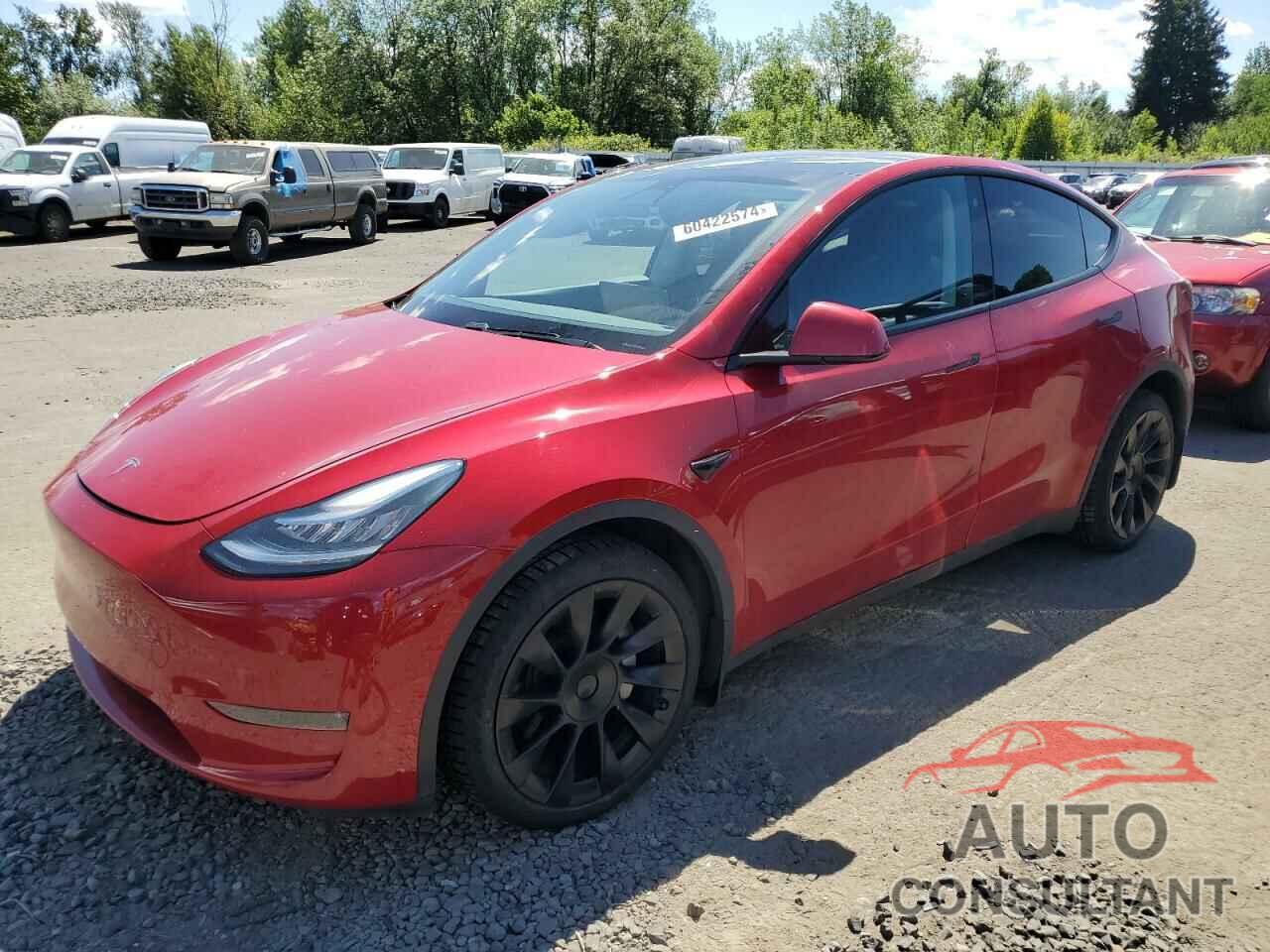 TESLA MODEL Y 2020 - 5YJYGDEE6LF055357