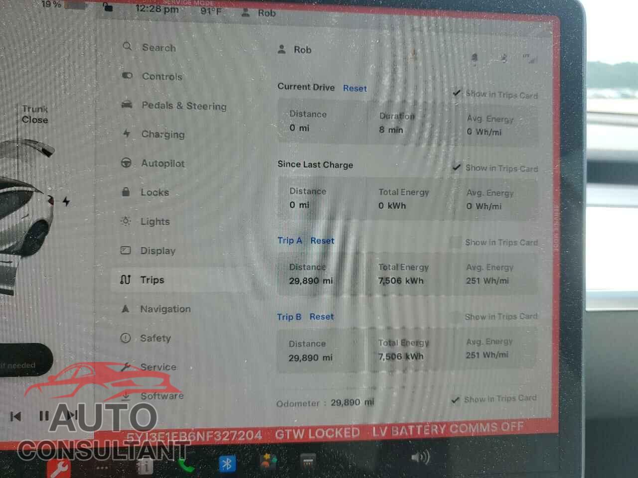 TESLA MODEL 3 2022 - 5YJ3E1EB6NF327204