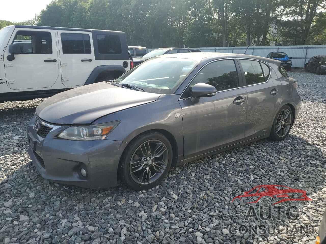 LEXUS CT 200 2012 - JTHKD5BH8C2054201