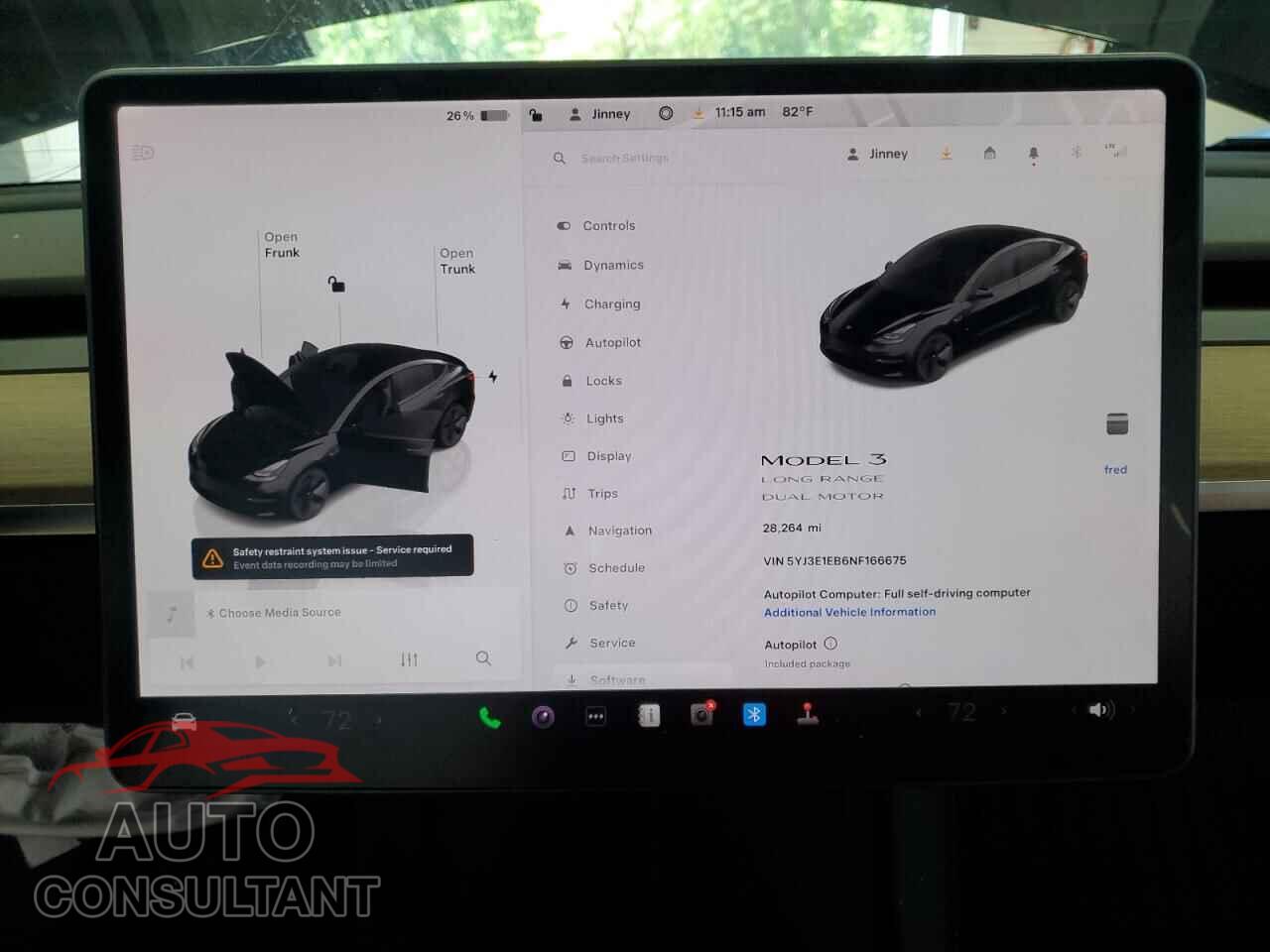 TESLA MODEL 3 2022 - 5YJ3E1EB6NF166675