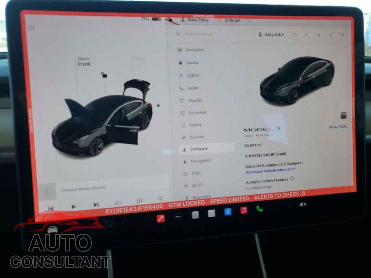 TESLA MODEL 3 2018 - 5YJ3E1EA3JF156400