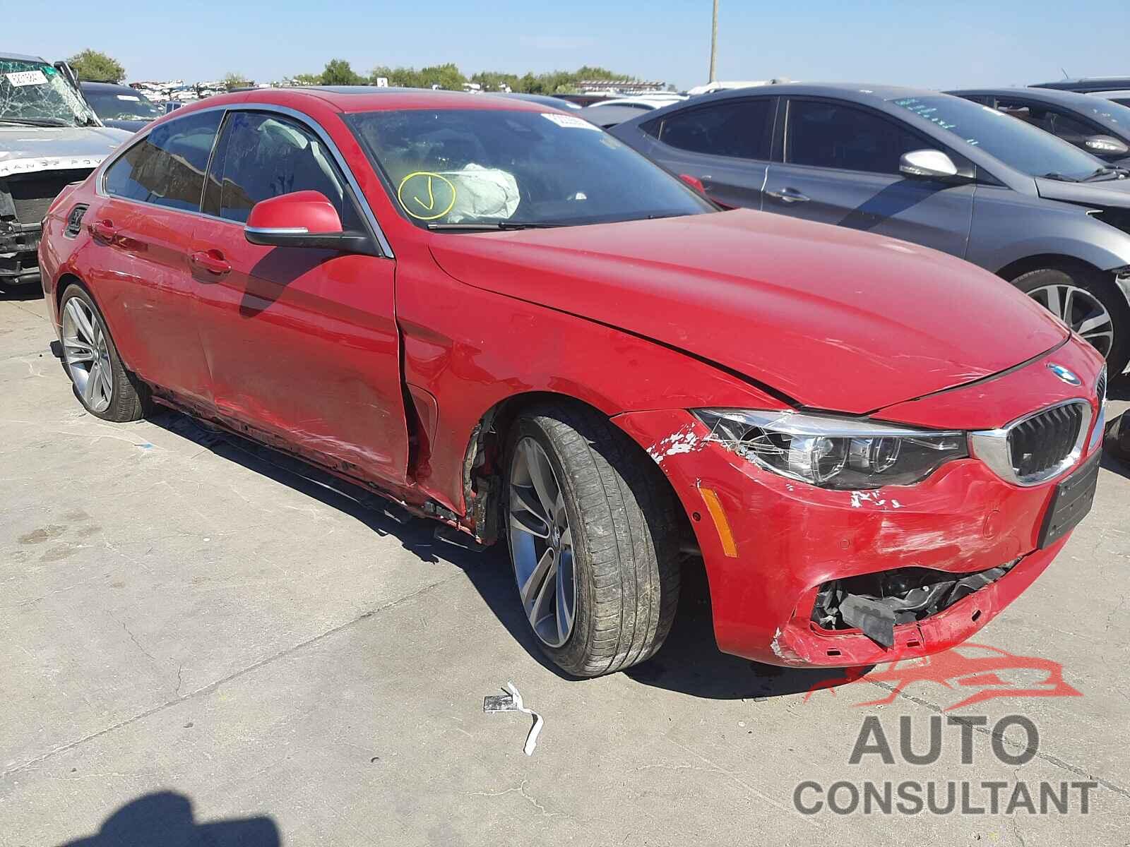 BMW 4 SERIES 2019 - WBA4J5C57KBM65608