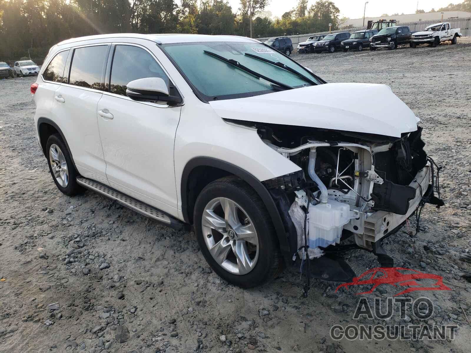 TOYOTA HIGHLANDER 2018 - 5TDYZRFH6JS244440