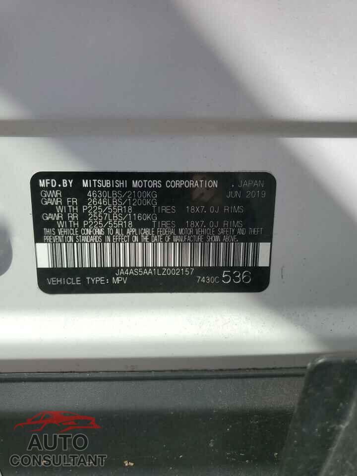 MITSUBISHI ECLIPSE 2020 - JA4AS5AA1LZ002157
