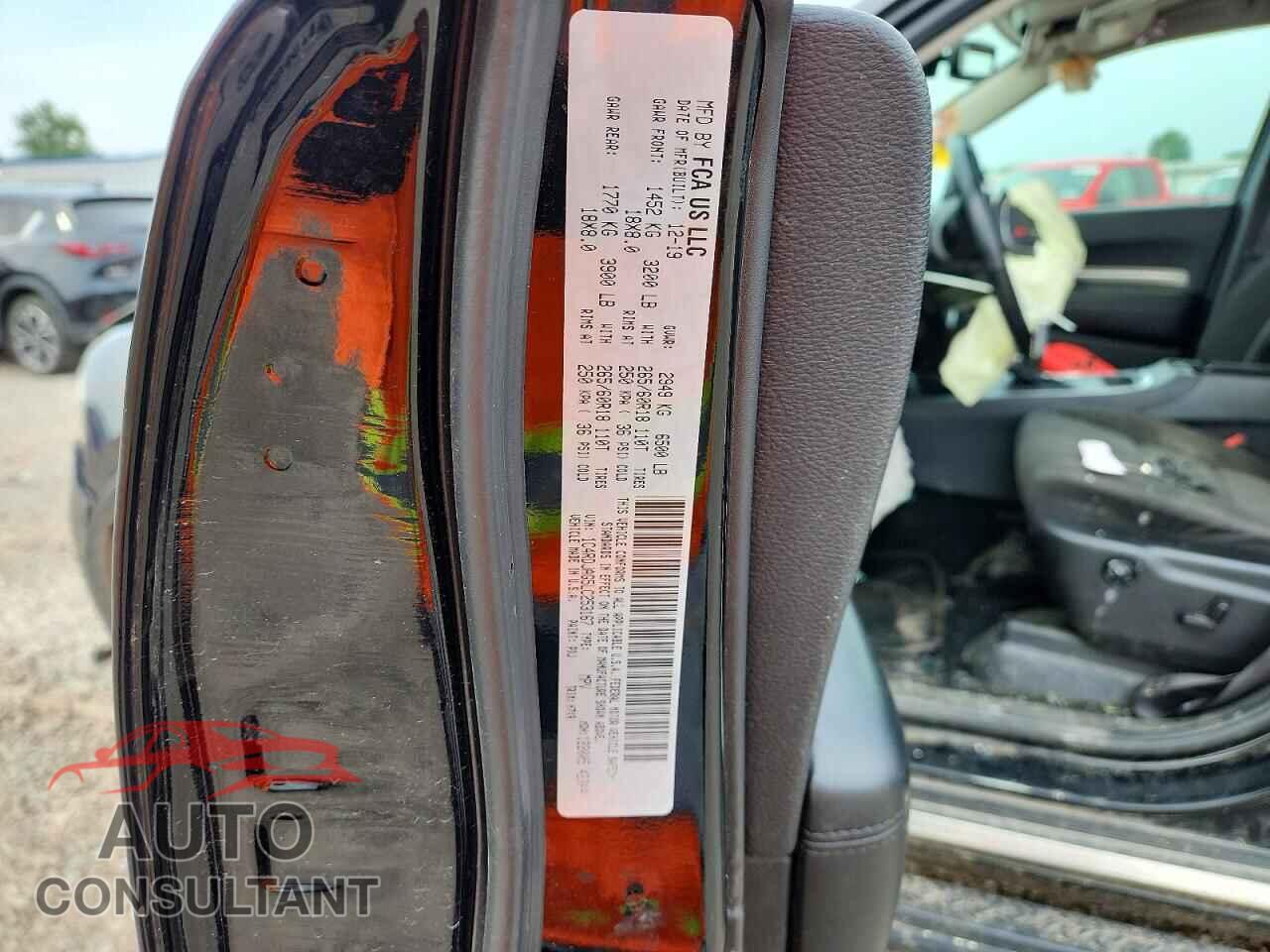 DODGE DURANGO 2020 - 1C4RDJAG5LC253167