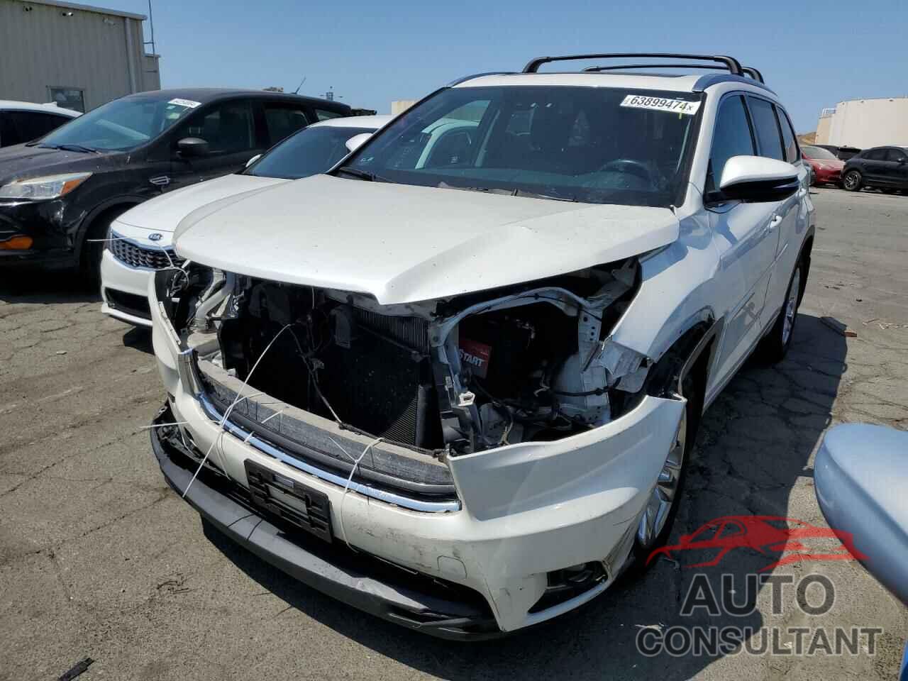 TOYOTA HIGHLANDER 2016 - 5TDDKRFH9GS340669