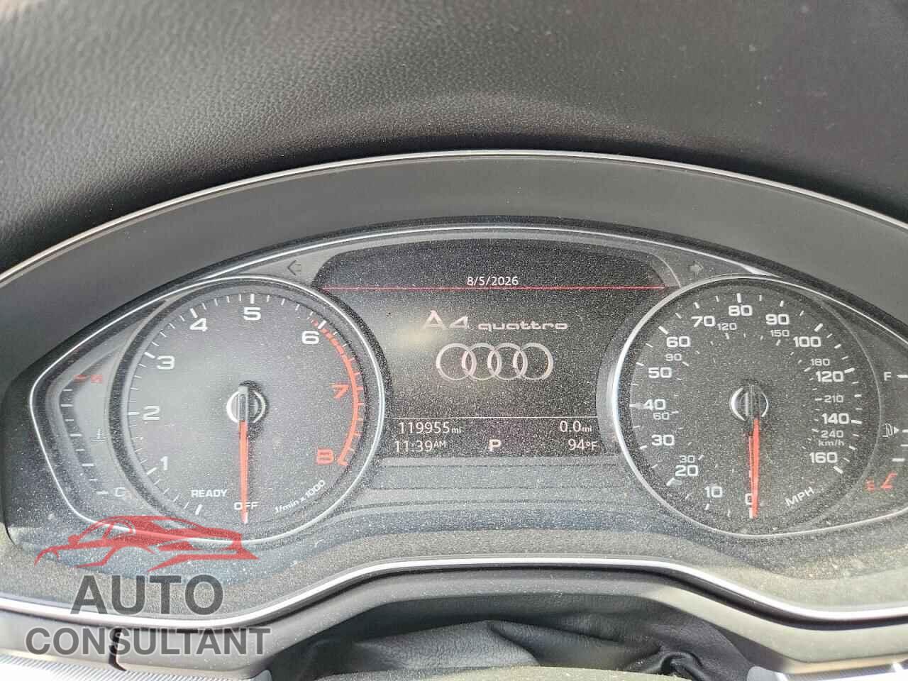 AUDI A4 2017 - WAUANAF41HN020260