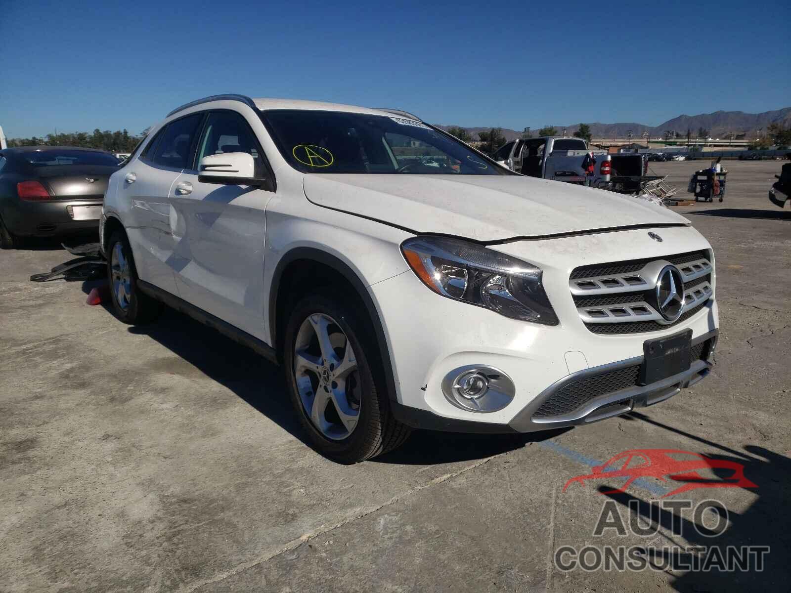 MERCEDES-BENZ GLA-CLASS 2019 - WDCTG4EB7KU002389