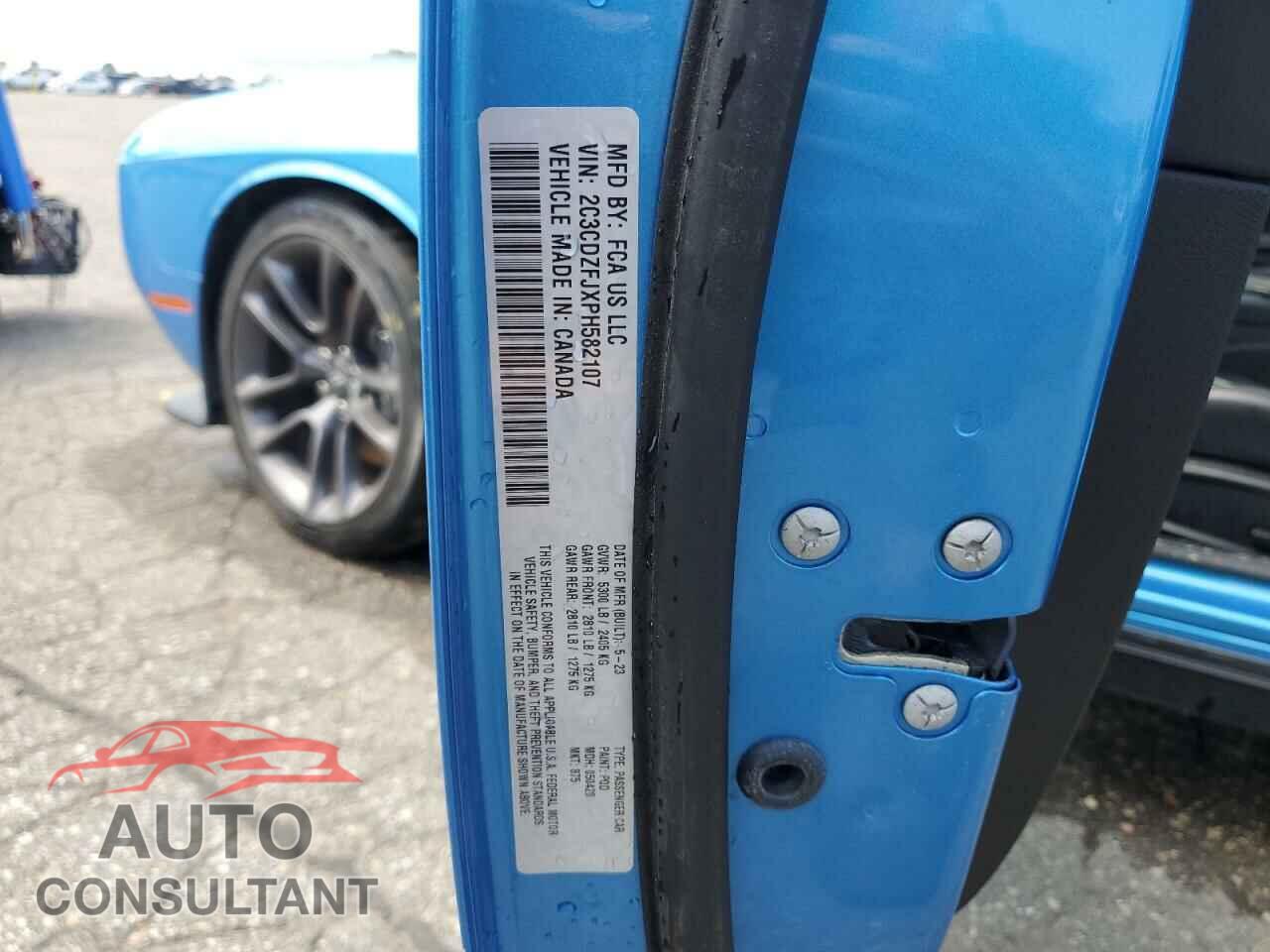 DODGE CHALLENGER 2023 - 2C3CDZFJXPH582107