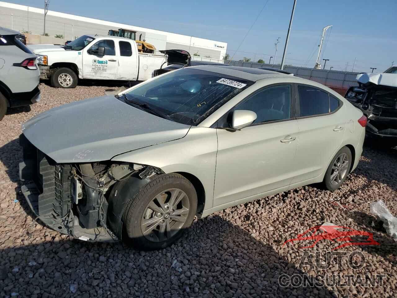 HYUNDAI ELANTRA 2017 - 5NPD84LF4HH134476