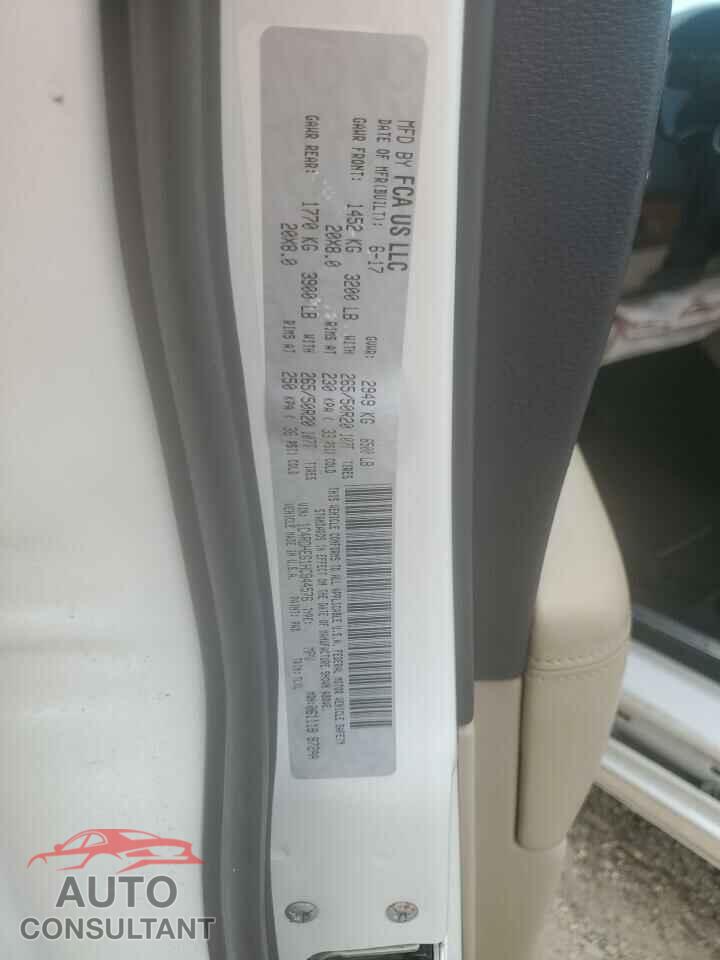 DODGE DURANGO 2017 - 1C4RDHEG1HC944576