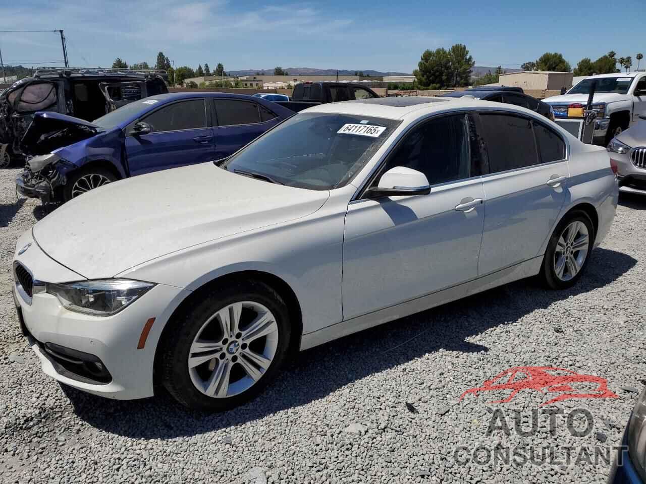 BMW 3 SERIES 2017 - WBA8B9G56HNU49956