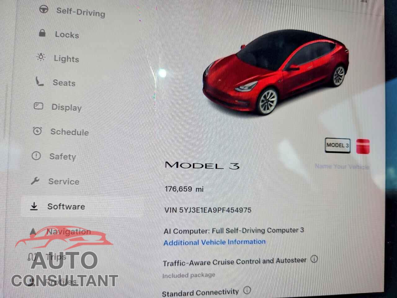 TESLA MODEL 3 2023 - 5YJ3E1EA9PF454975
