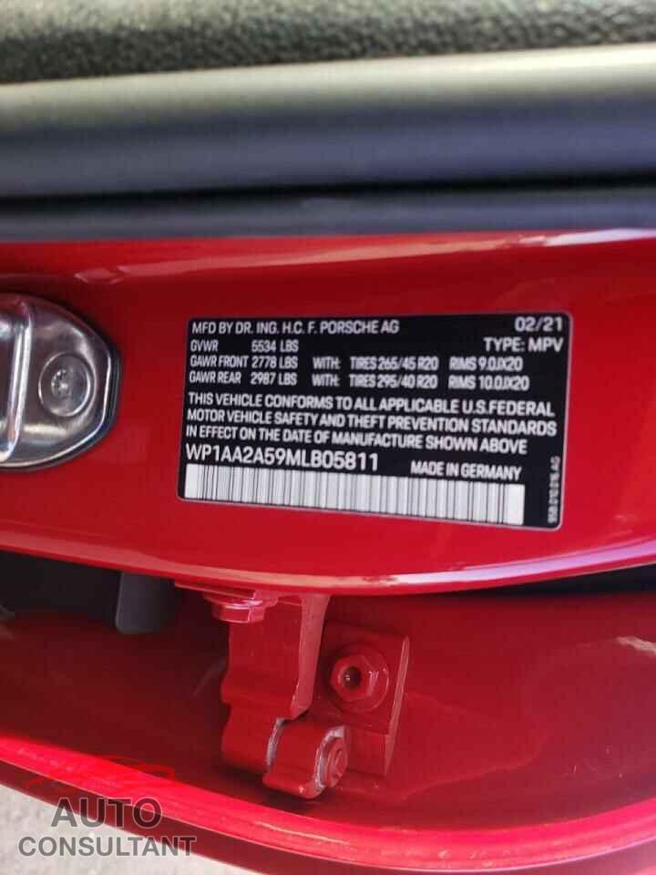 PORSCHE MACAN 2021 - WP1AA2A59MLB05811