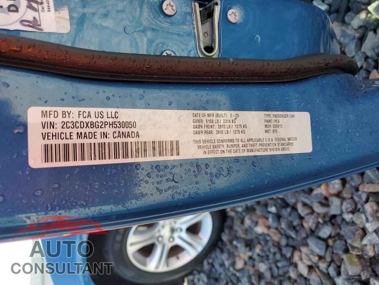DODGE CHARGER 2023 - 2C3CDXBG2PH530050