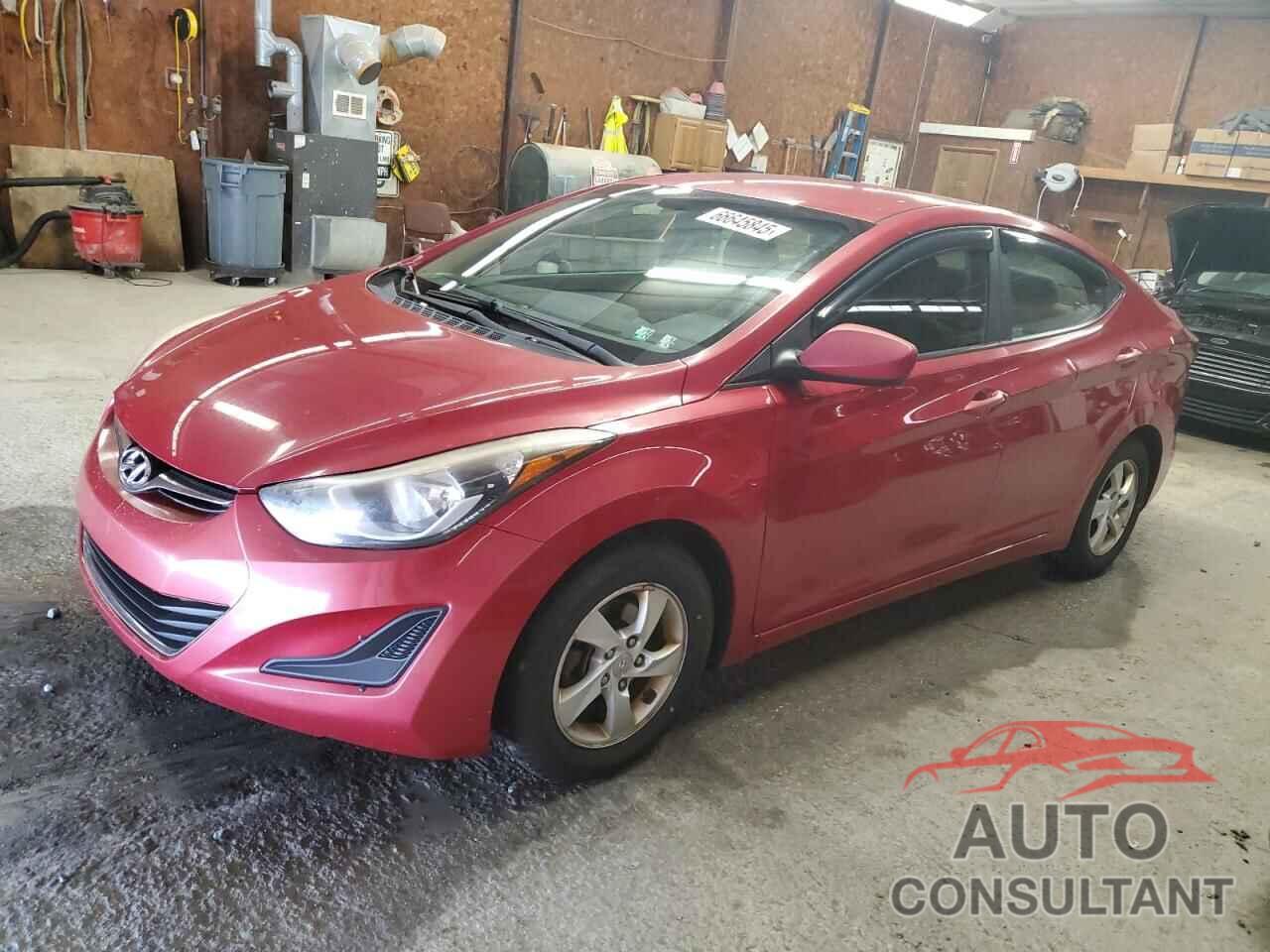 HYUNDAI ELANTRA 2014 - KMHDH4AE7EU080274