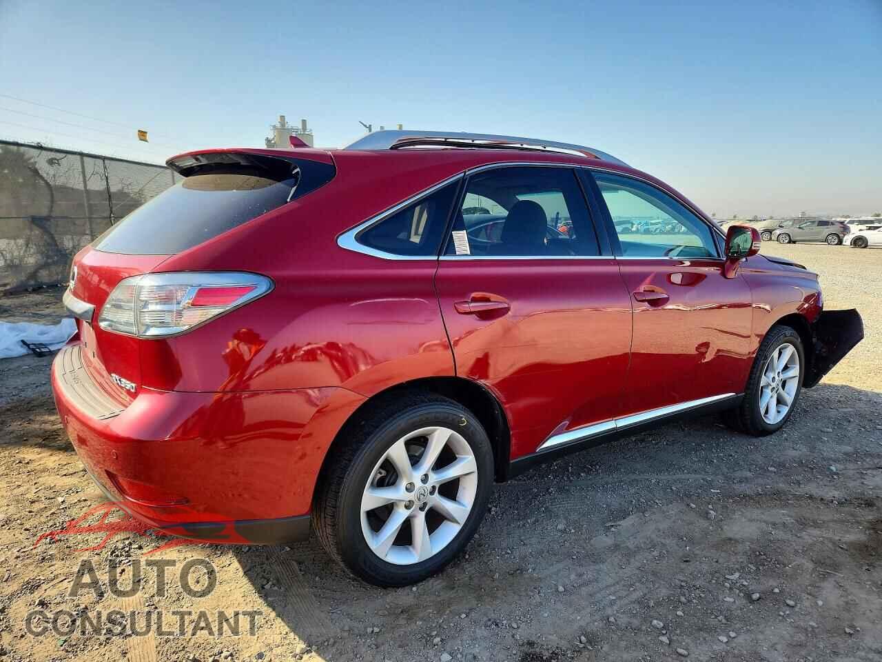 LEXUS RX350 2012 - 2T2BK1BA1CC122001