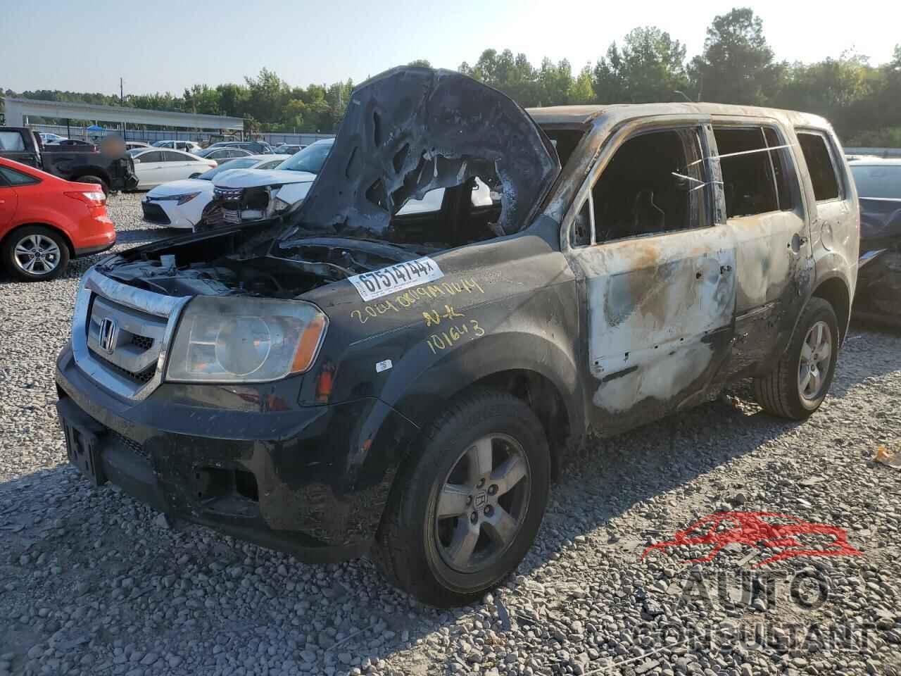 HONDA PILOT 2011 - 5FNYF4H24BB101643