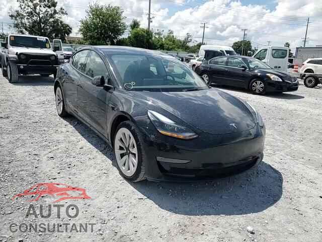TESLA MODEL 3 2022 - 5YJ3E1EB8NF199189
