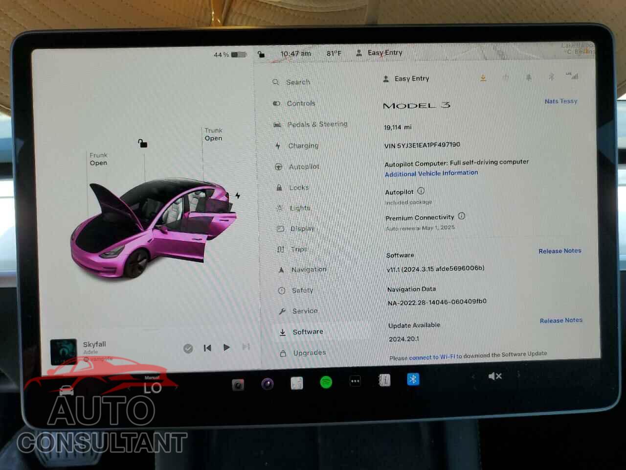 TESLA MODEL 3 2023 - 5YJ3E1EA1PF497190