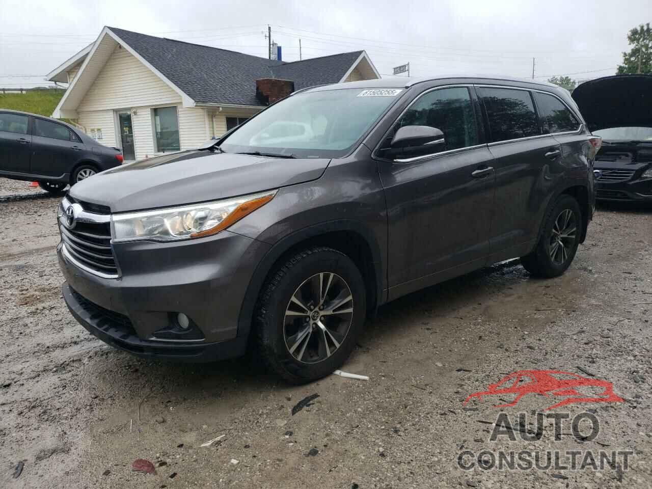 TOYOTA HIGHLANDER 2016 - 5TDJKRFH4GS236741