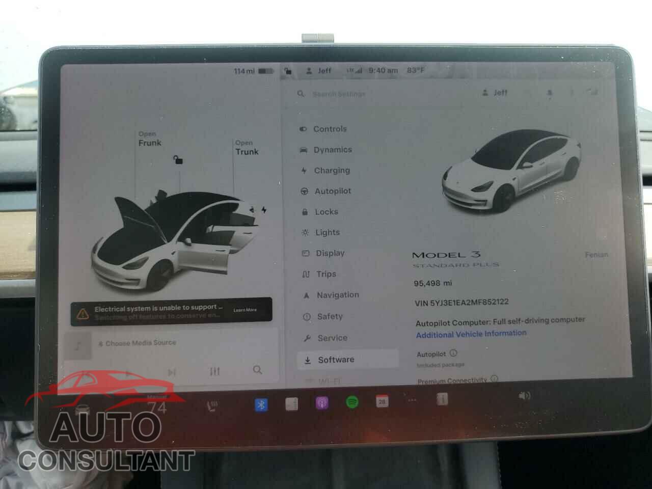 TESLA MODEL 3 2021 - 5YJ3E1EA2MF852122
