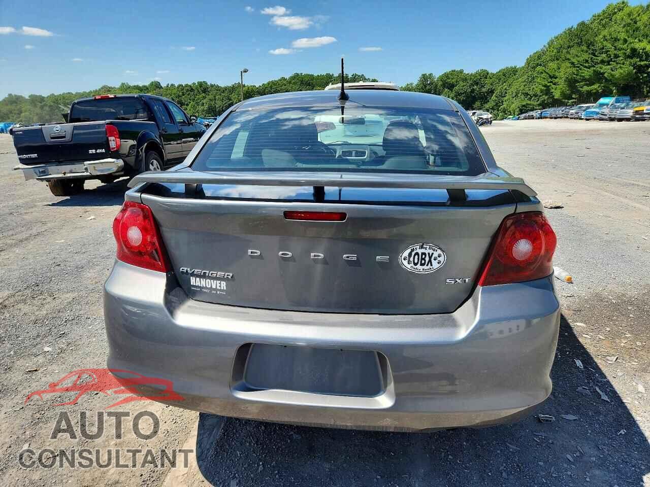 DODGE AVENGER 2013 - 1C3CDZCB3DN603704