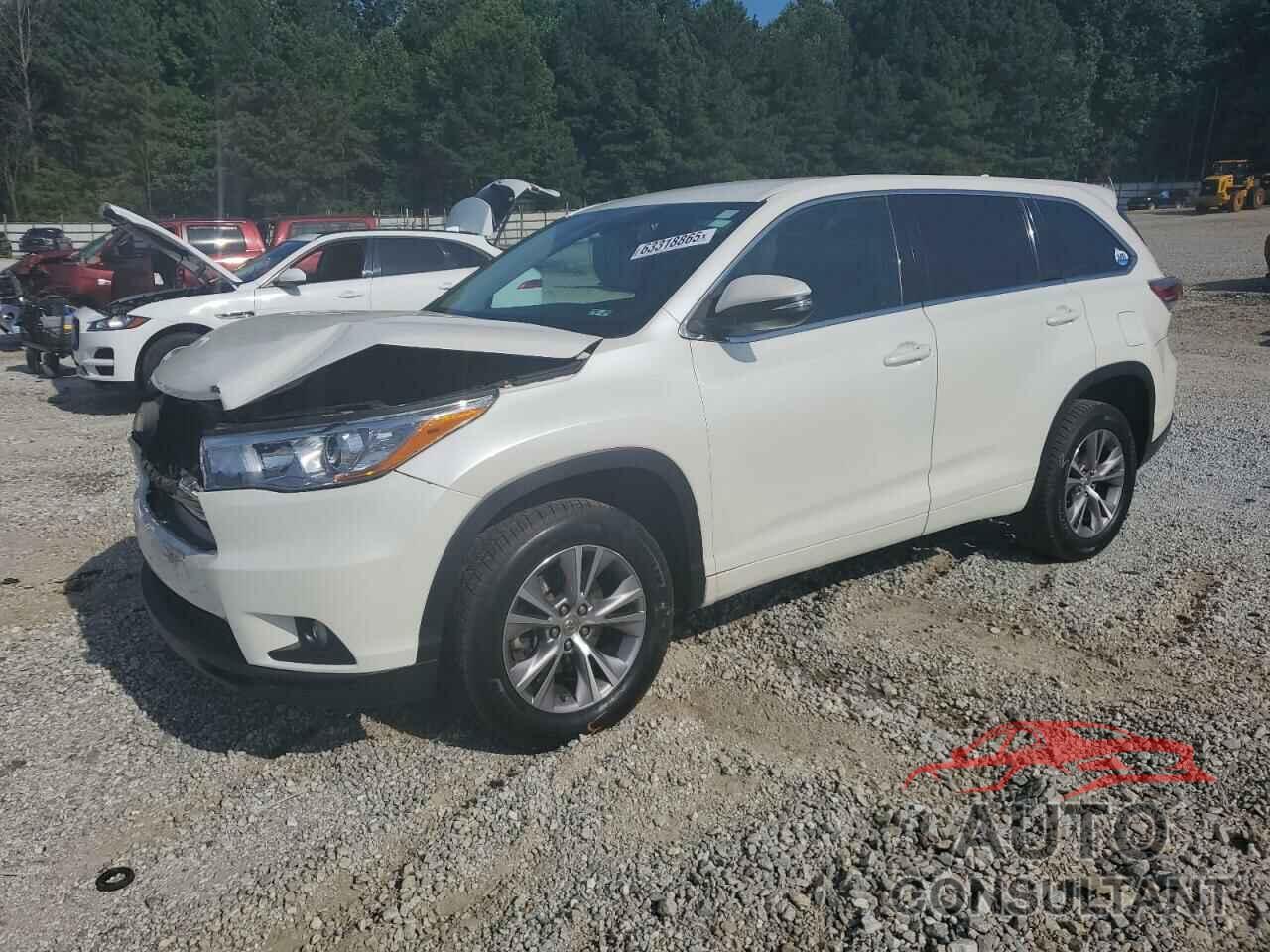 TOYOTA HIGHLANDER 2015 - 5TDZKRFH6FS075875