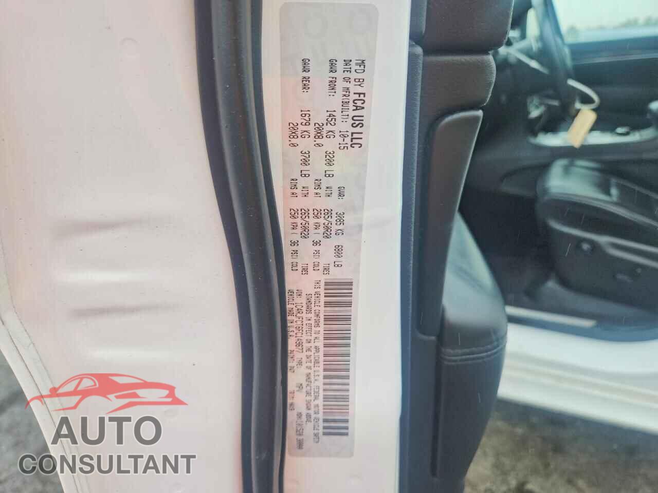 JEEP CHEROKEE 2015 - 1C4RJFCT6FC149677