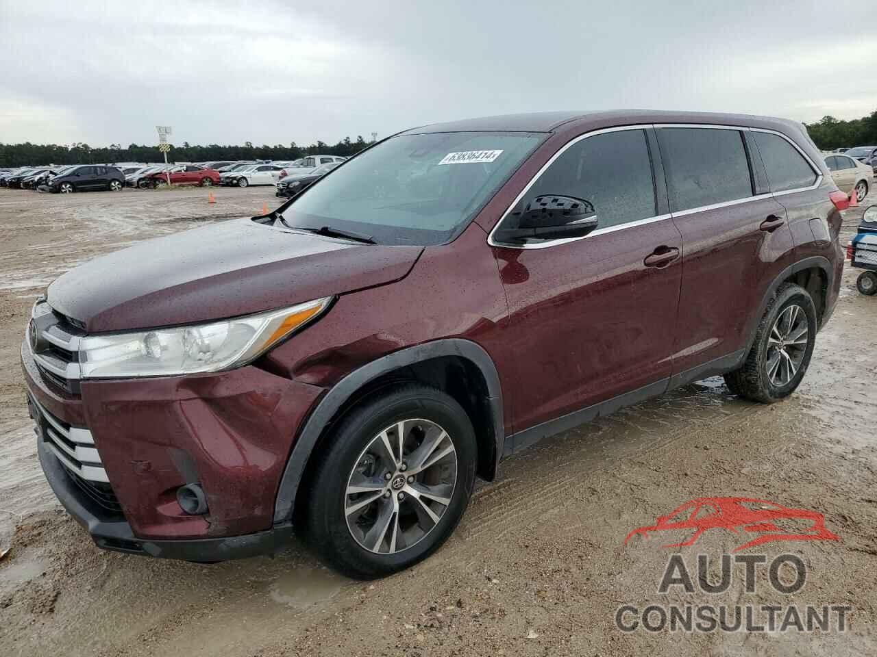 TOYOTA HIGHLANDER 2019 - 5TDZZRFH5KS364915