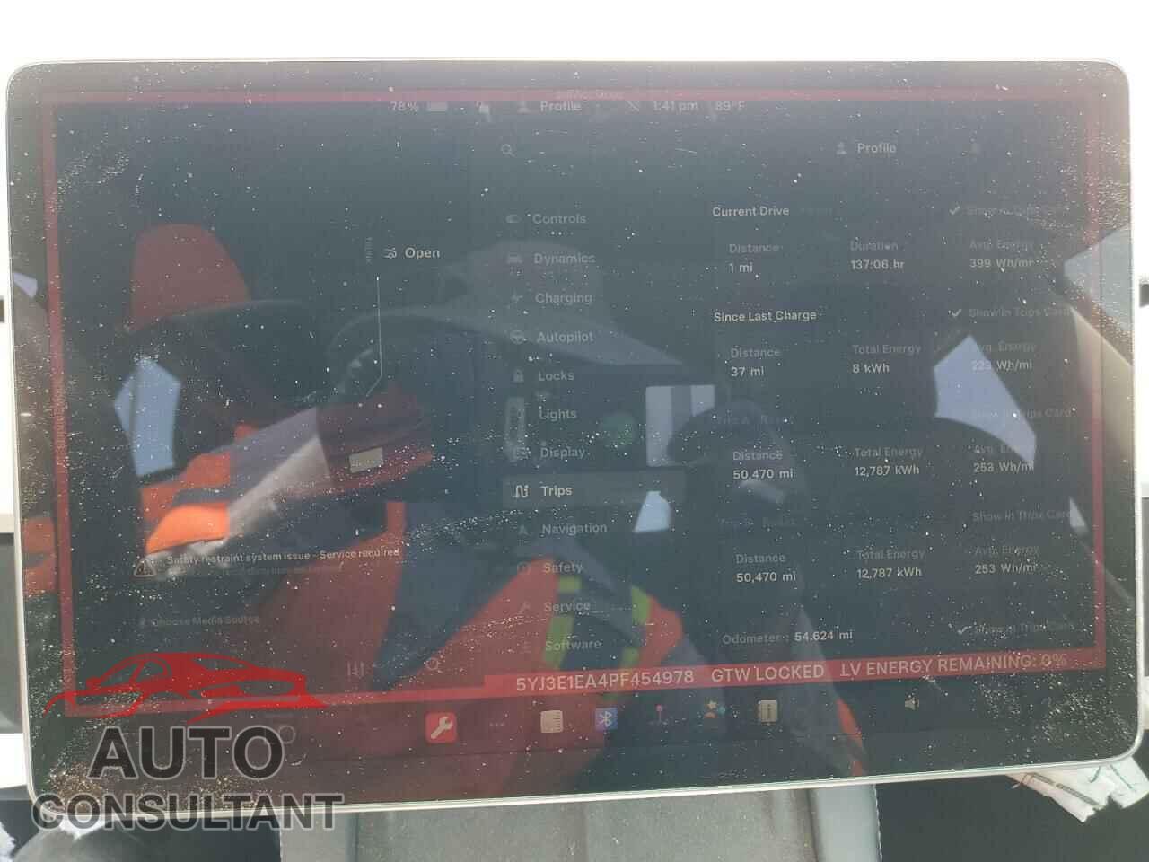 TESLA MODEL 3 2023 - 5YJ3E1EA4PF454978