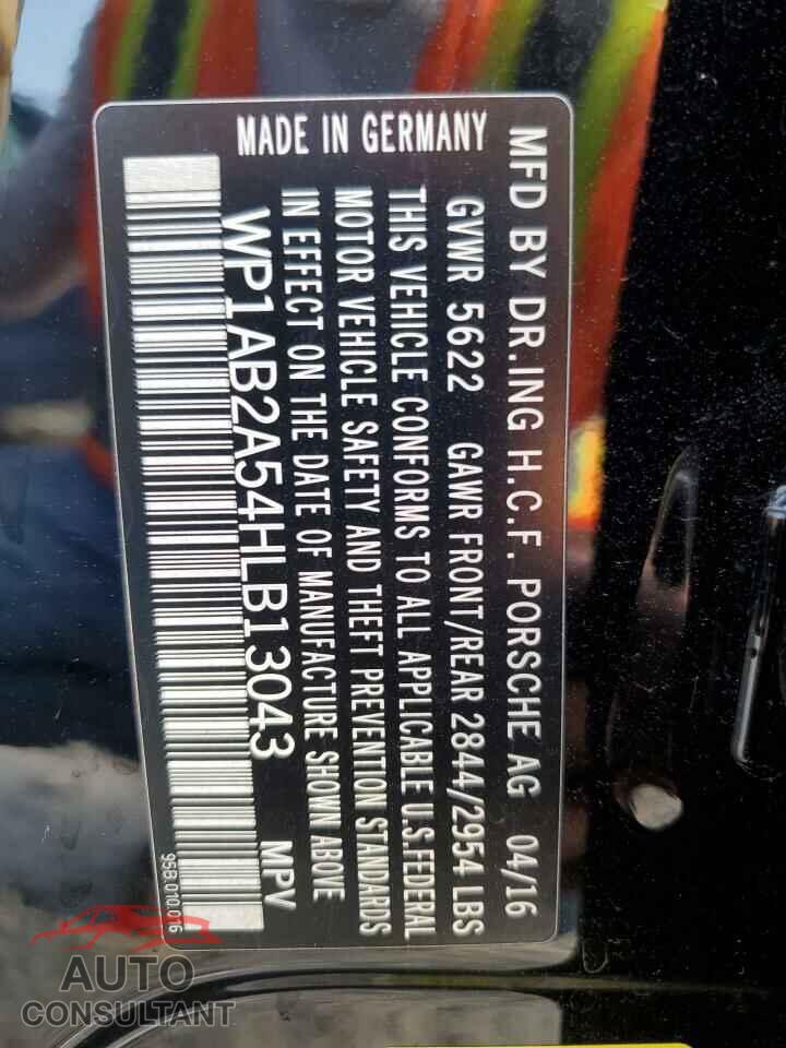 PORSCHE MACAN 2017 - WP1AB2A54HLB13043