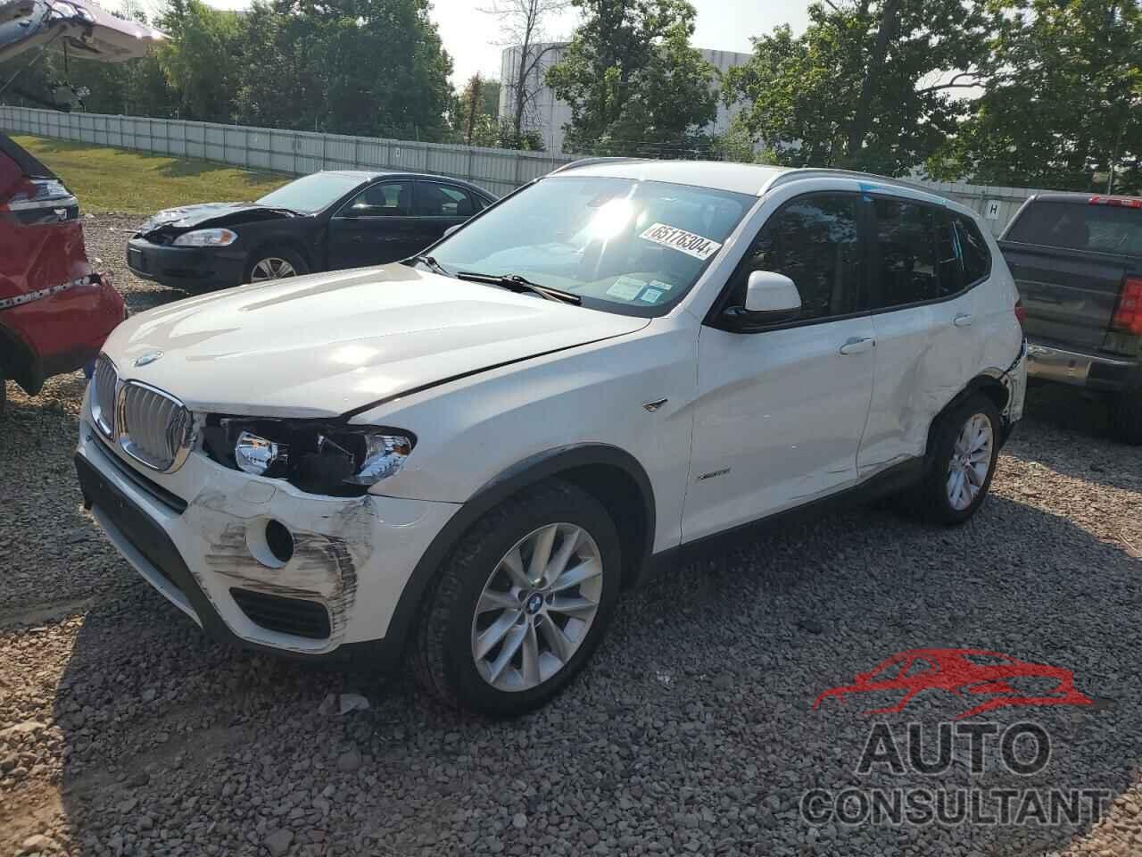 BMW X3 2016 - 5UXWX9C58G0D85059