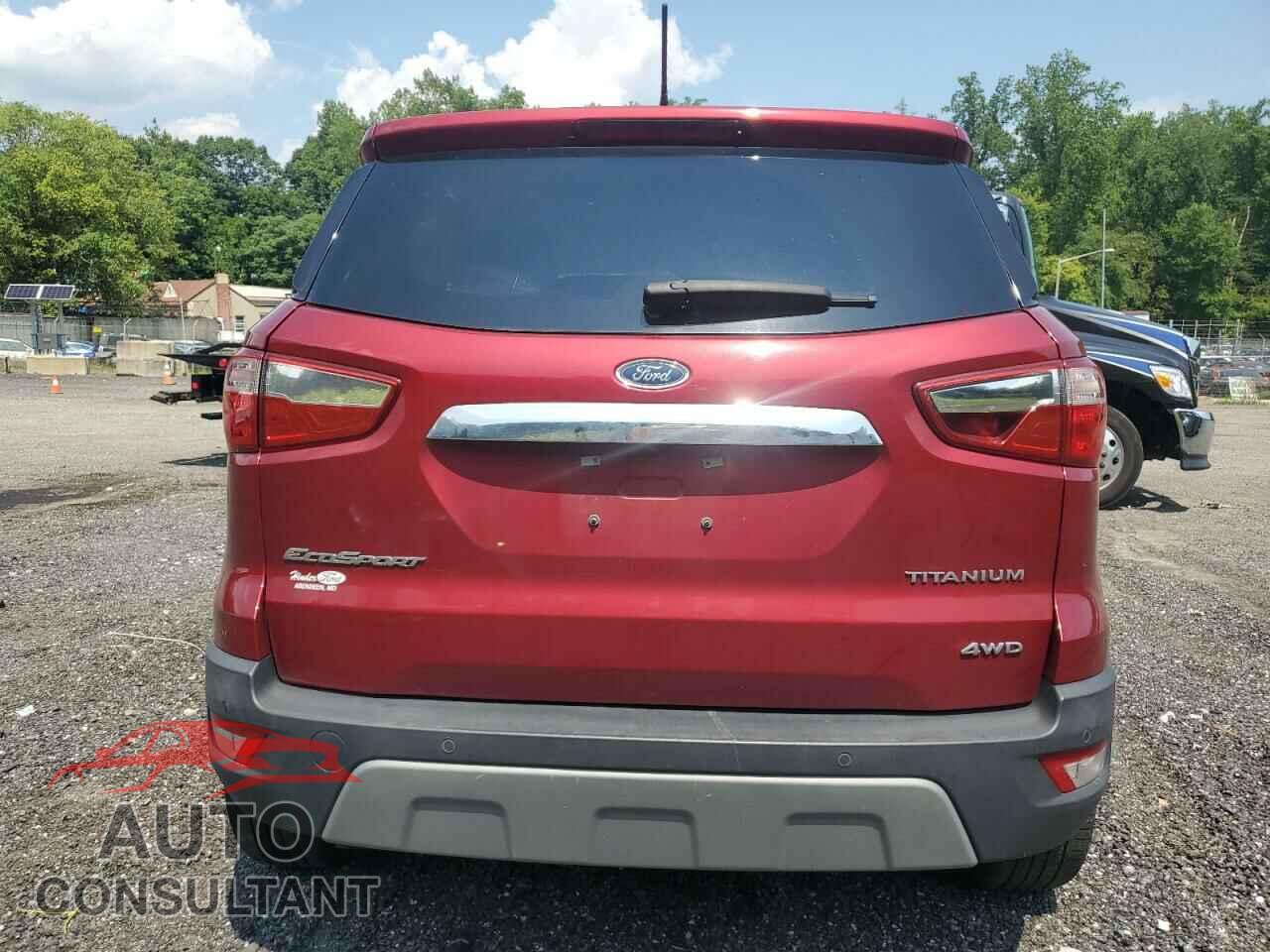 FORD ECOSPORT 2019 - MAJ6S3KL5KC275254