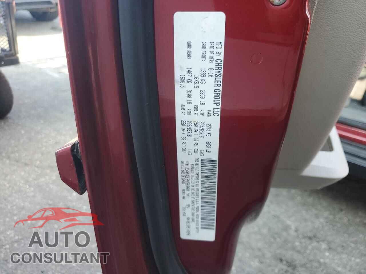 DODGE CARAVAN 2010 - 2D4RN4DE8AR369480