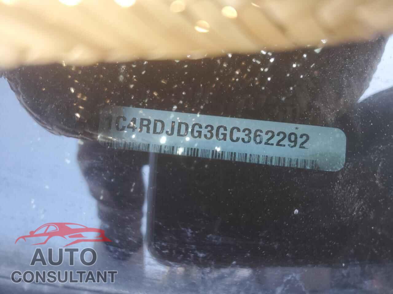 DODGE DURANGO 2016 - 1C4RDJDG3GC362292