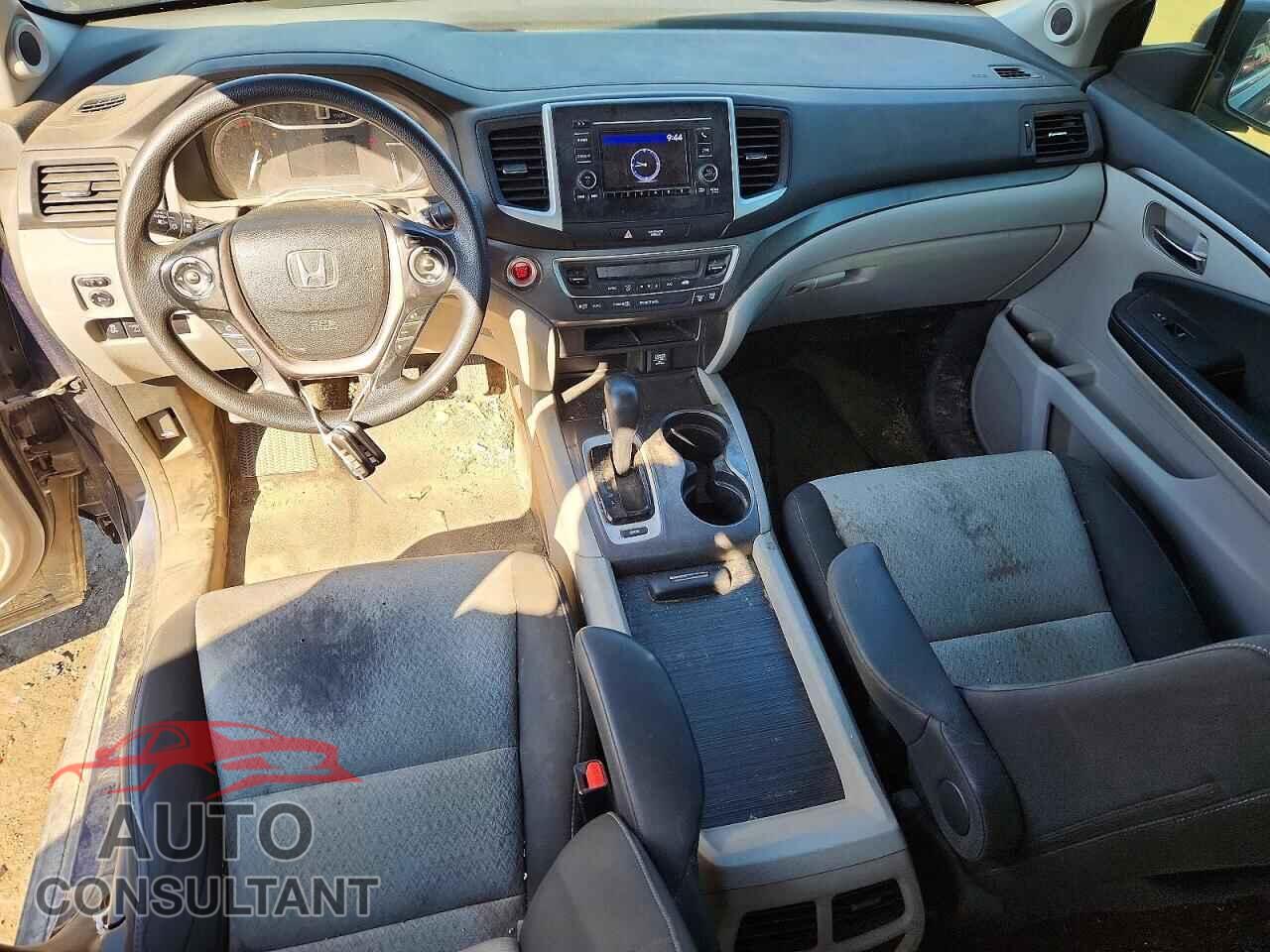 HONDA RIDGELINE 2017 - 5FPYK2F49HB004734