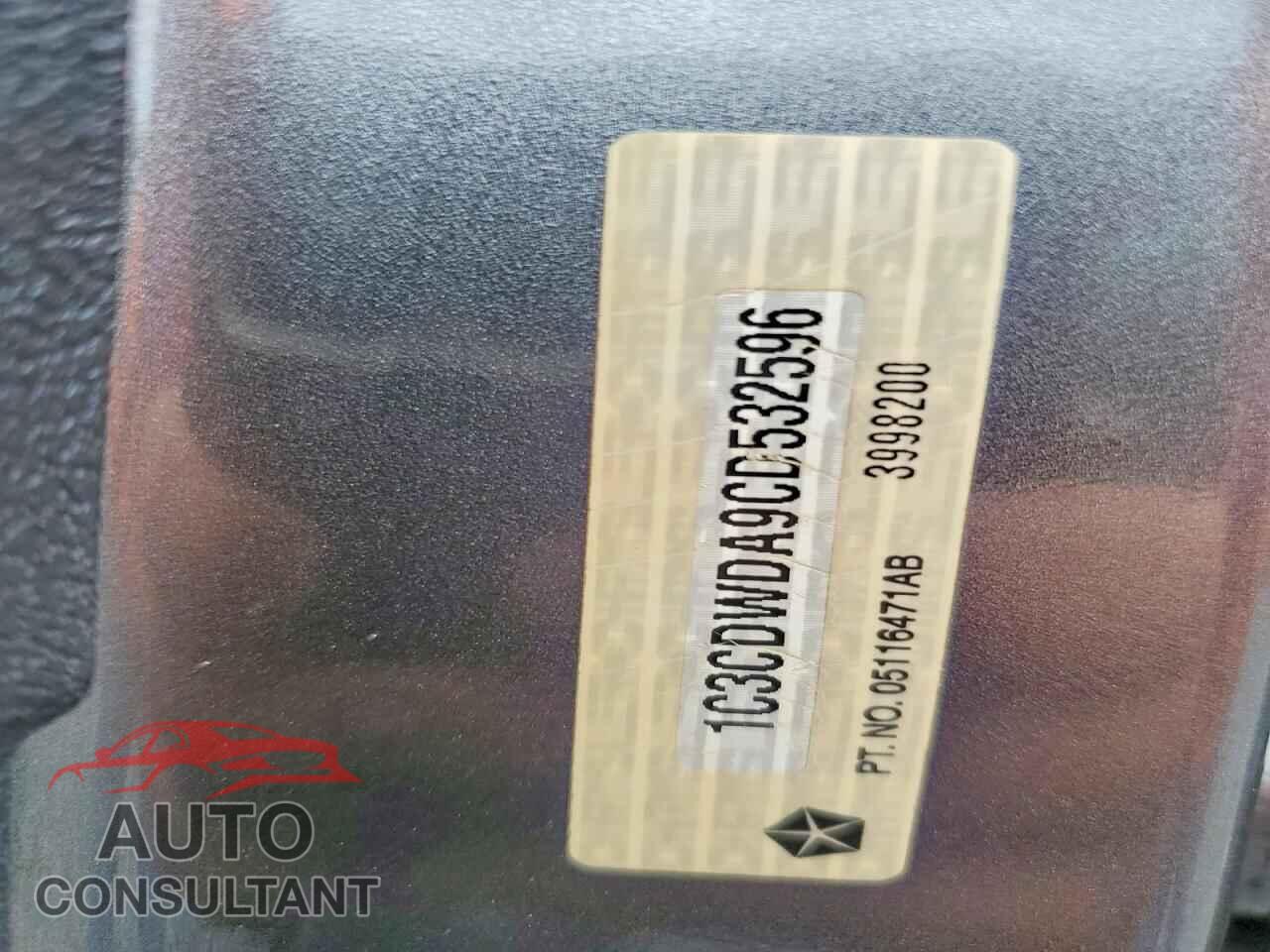 DODGE CALIBER 2012 - 1C3CDWDA9CD532596