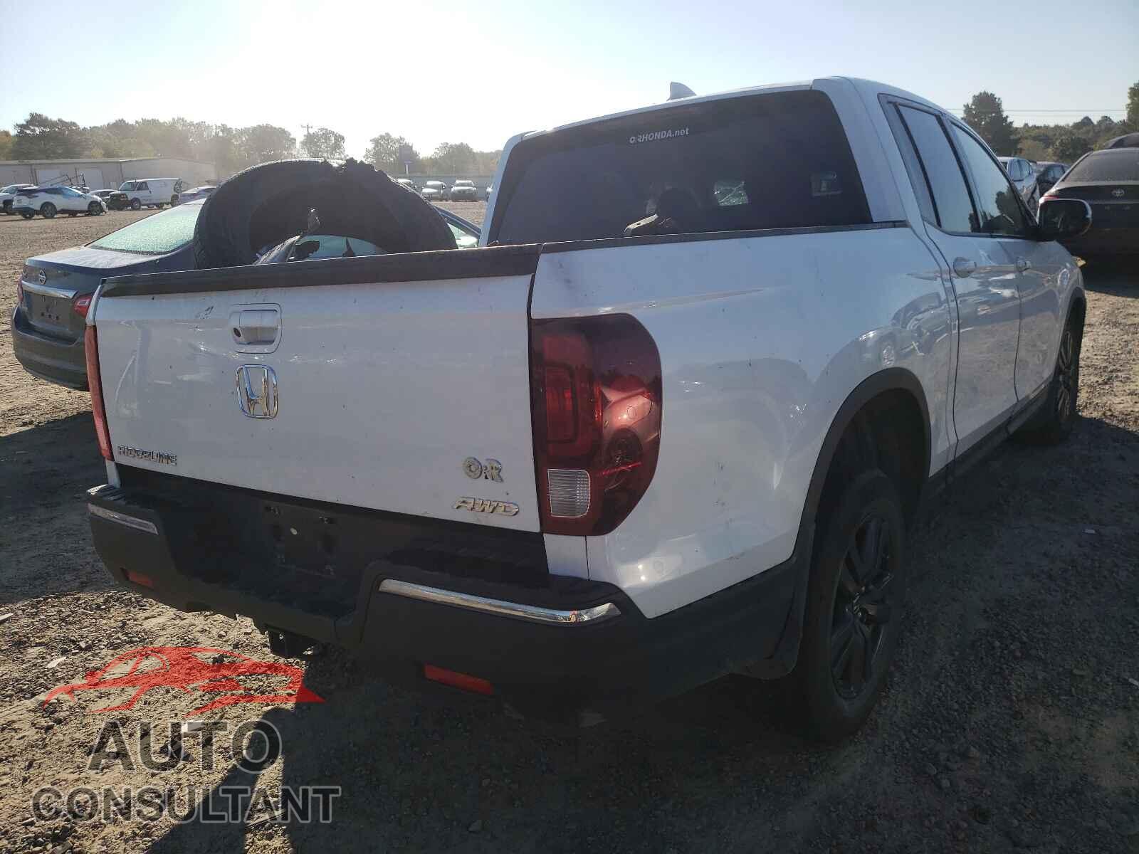 HONDA RIDGELINE 2019 - 5FPYK3F12KB044088