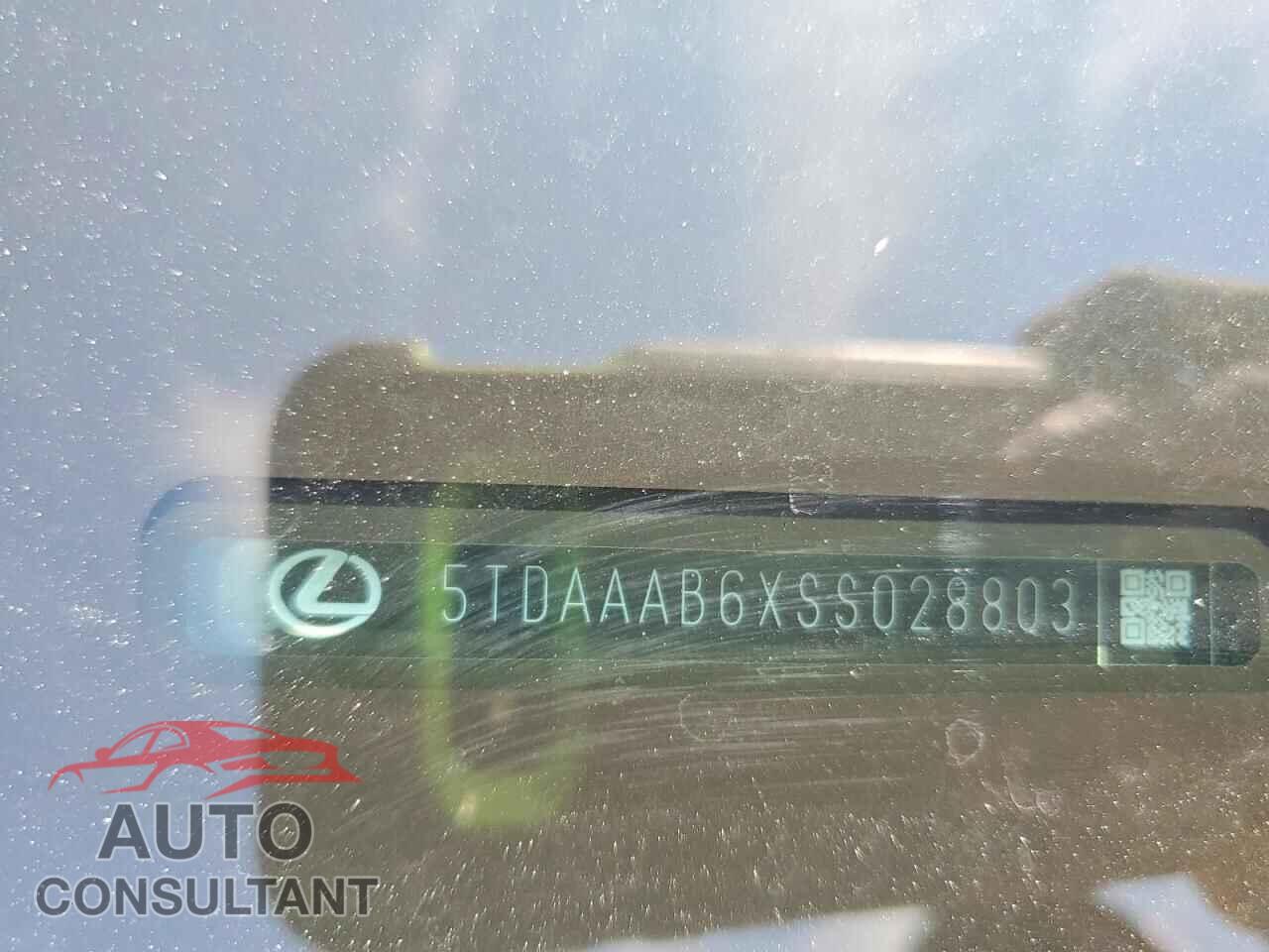 LEXUS UNKNOWN 2025 - 5TDAAAB6XSS028803