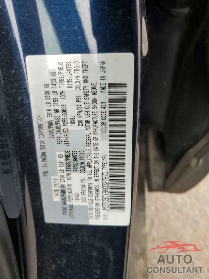 MAZDA CX-9 2019 - JM3TCBCY8K0327970