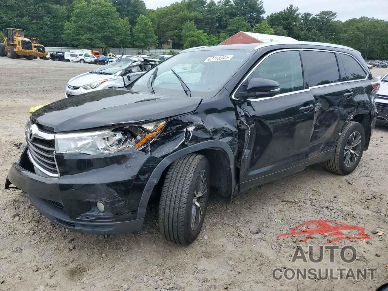 TOYOTA HIGHLANDER 2016 - 5TDJKRFH2GS314708