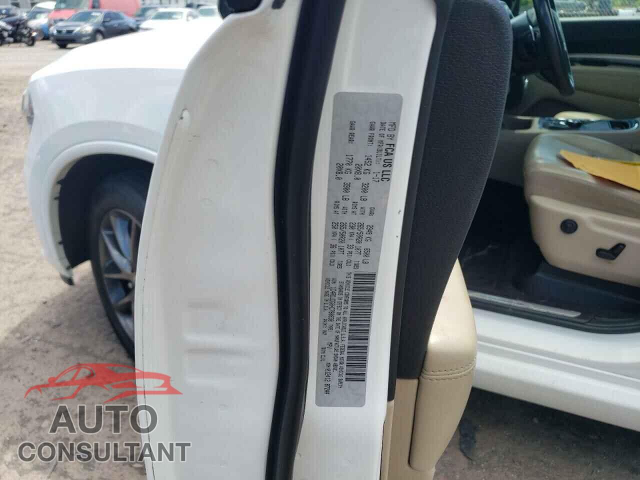 DODGE DURANGO 2017 - 1C4RDJDG0HC780830