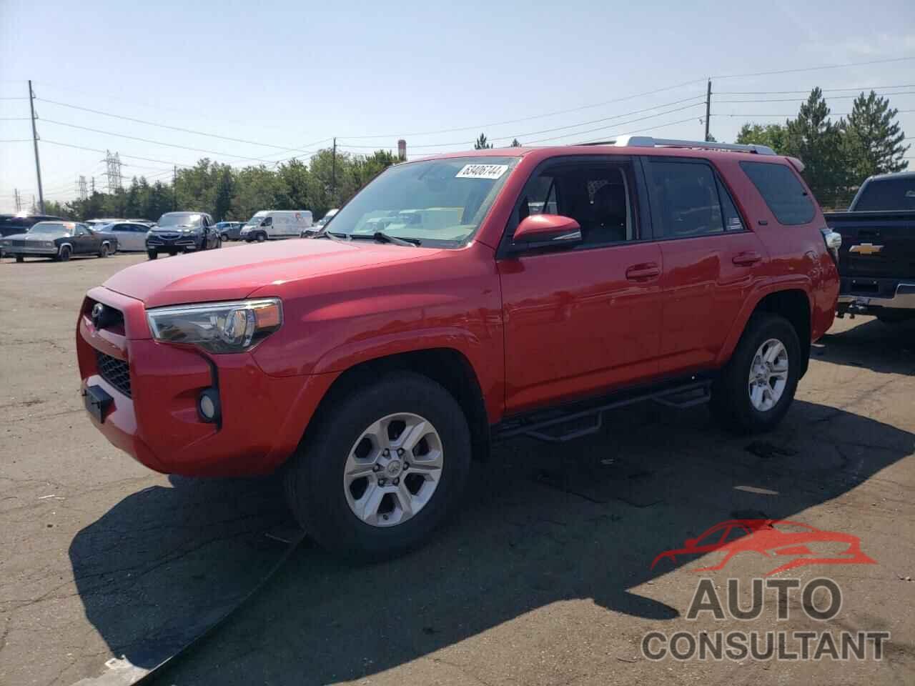 TOYOTA 4RUNNER 2016 - JTEBU5JR2G5302793