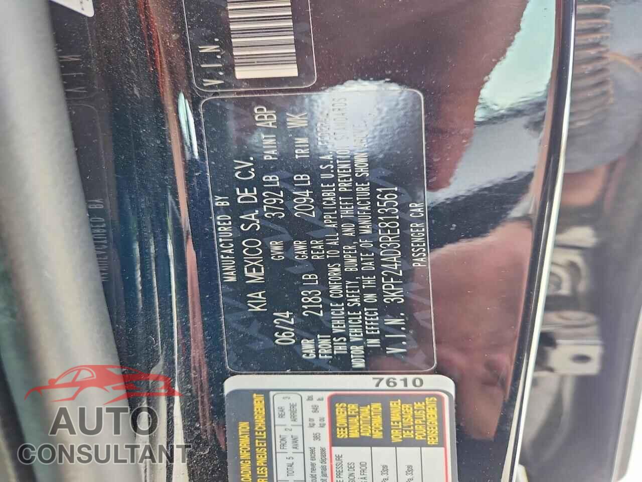 KIA FORTE 2024 - 3KPF24AD3RE813561