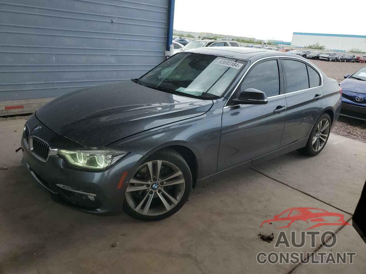 BMW 3 SERIES 2017 - WBA8B9G39HNU54096