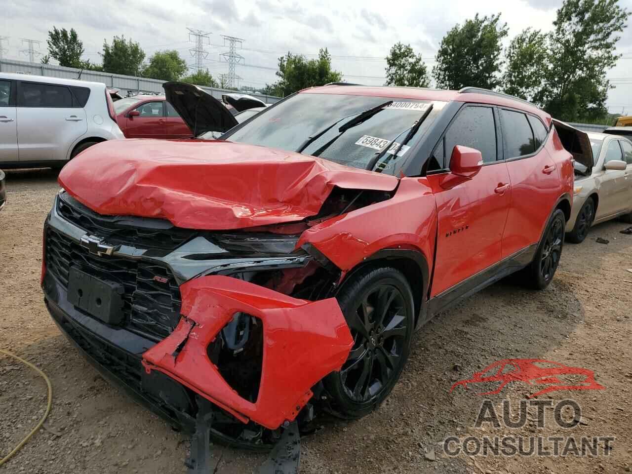 CHEVROLET BLAZER 2022 - 3GNKBKRS7NS130643