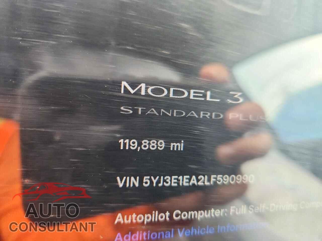 TESLA MODEL 3 2020 - 5YJ3E1EA2LF590990